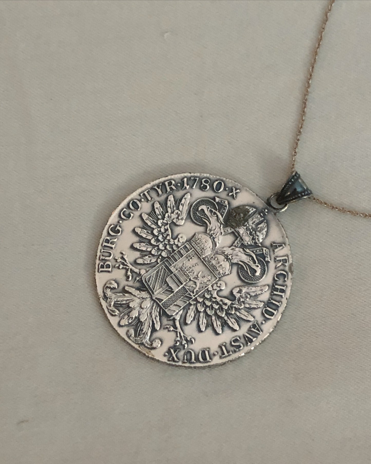 Vintage Austrian Silver Pendant