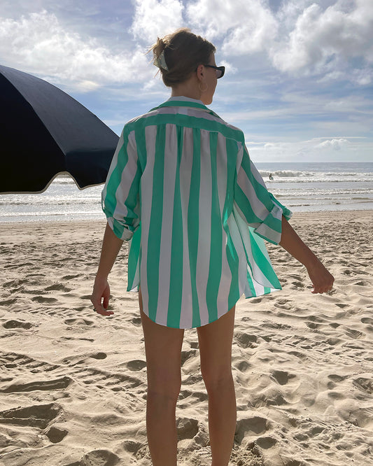 Vintage Menswear-Inspired Striped Shirt