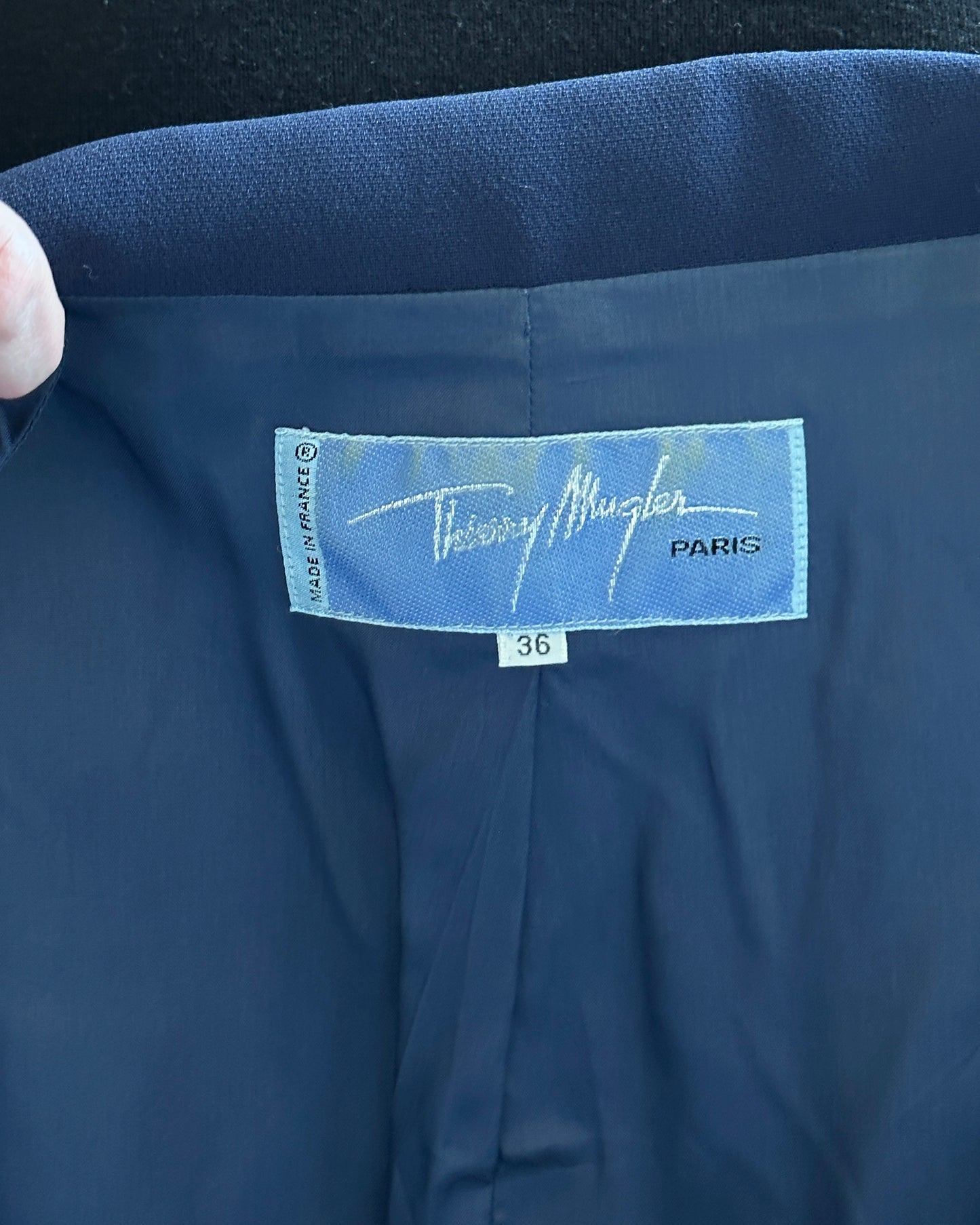 Vintage Thierry Mugler Jacket with anchor accents, circa 1989