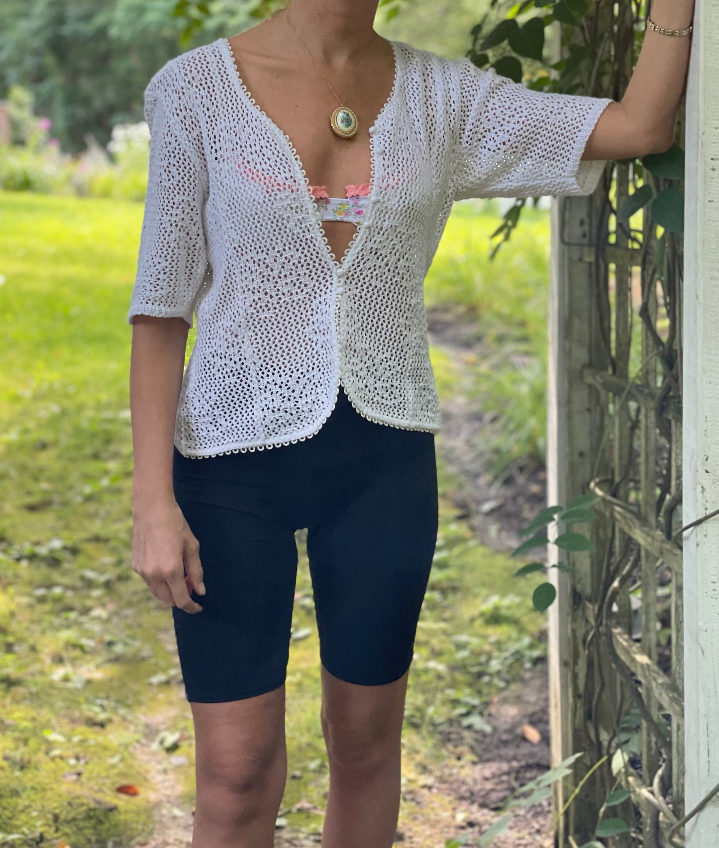 Vintage Open Crochet Knit