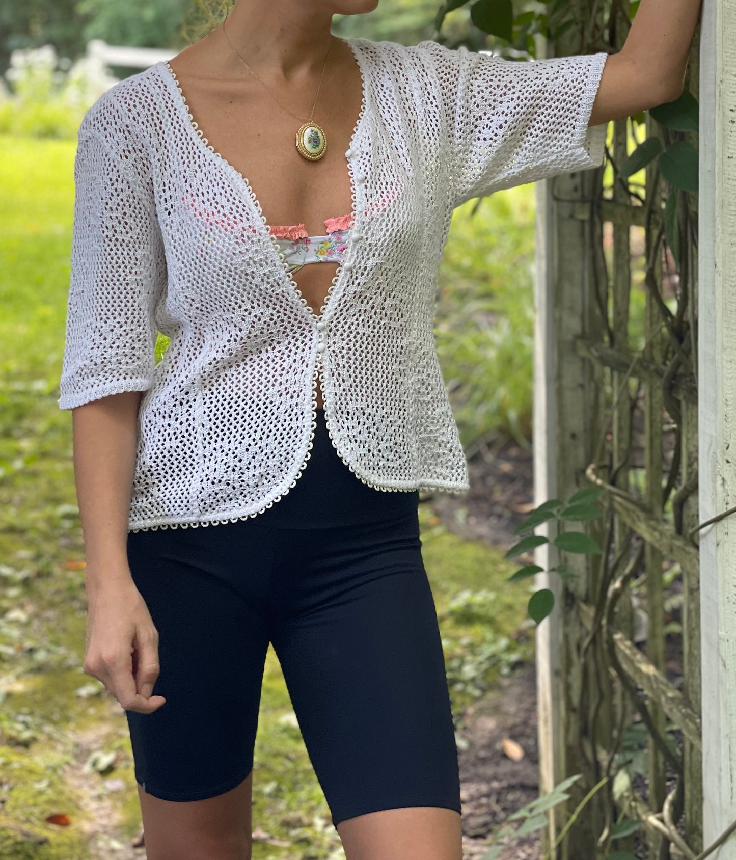 Vintage Open Crochet Knit