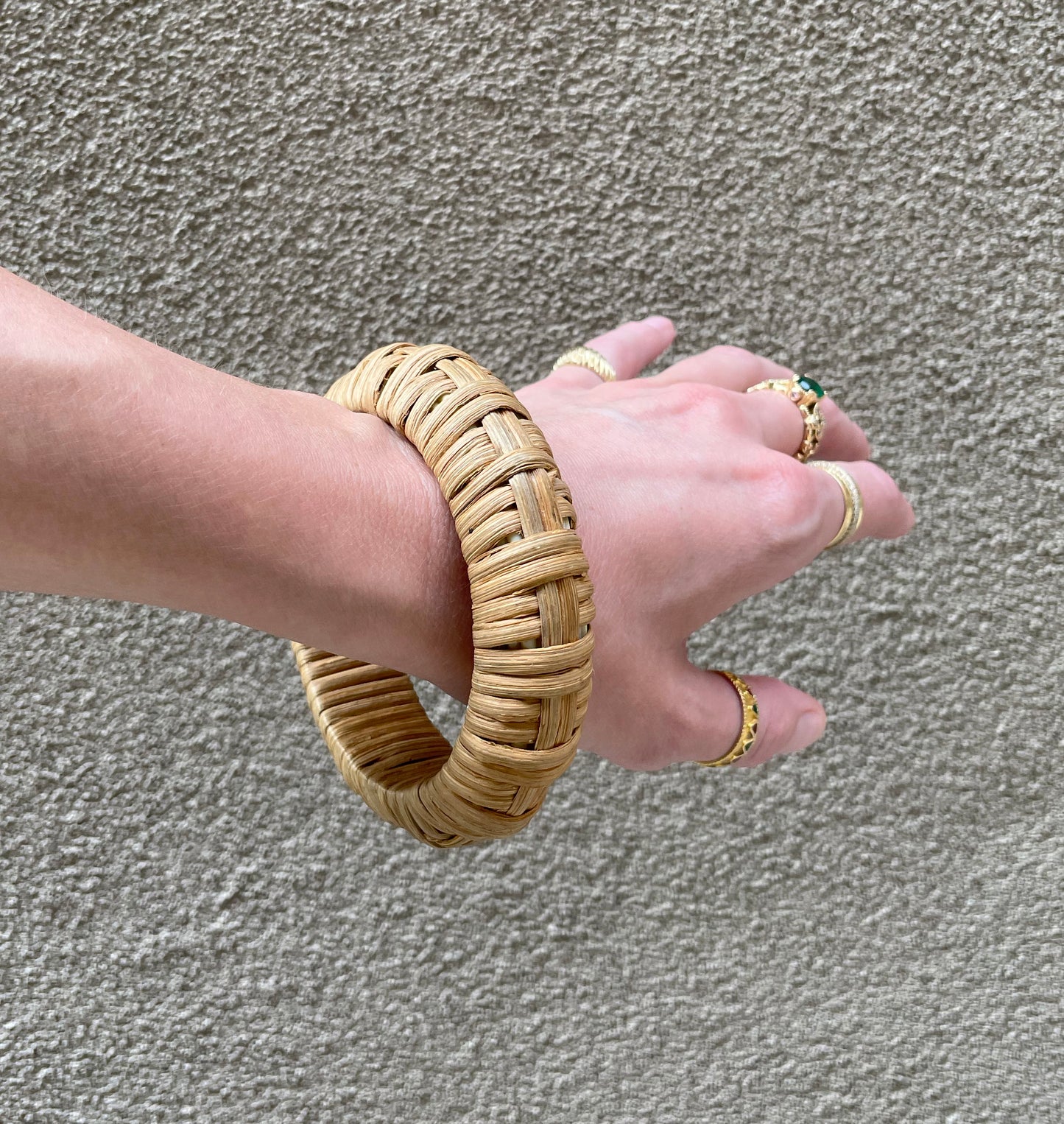 Vintage Rattan Bangle