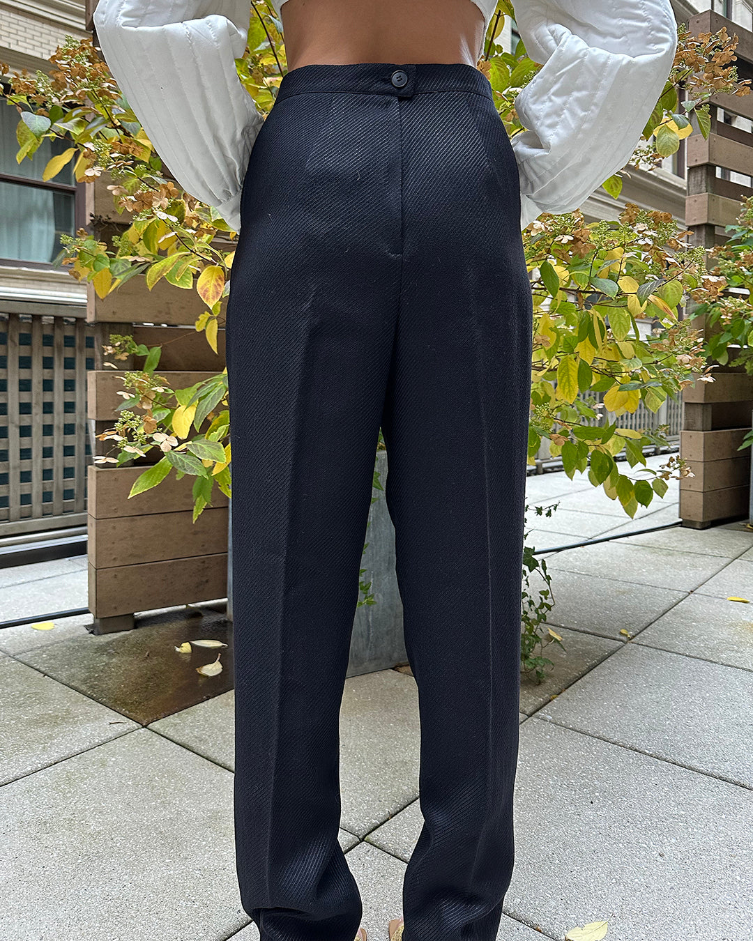 Deadstock Vintage 1980s Pleat-Front Trousers