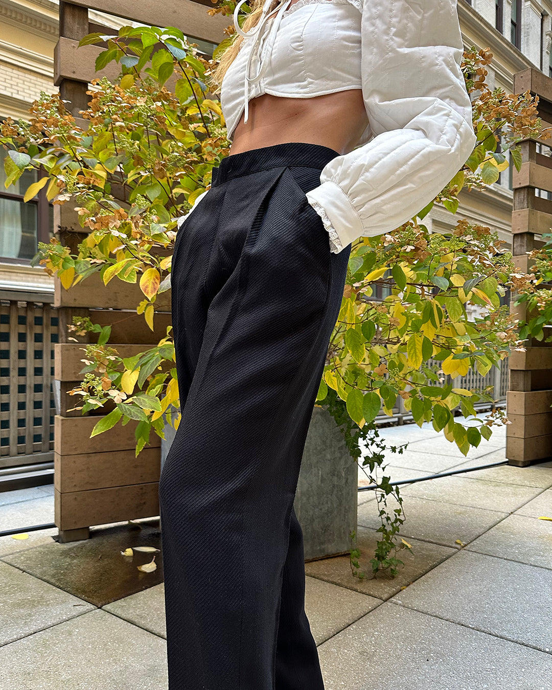 Deadstock Vintage 1980s Pleat-Front Trousers