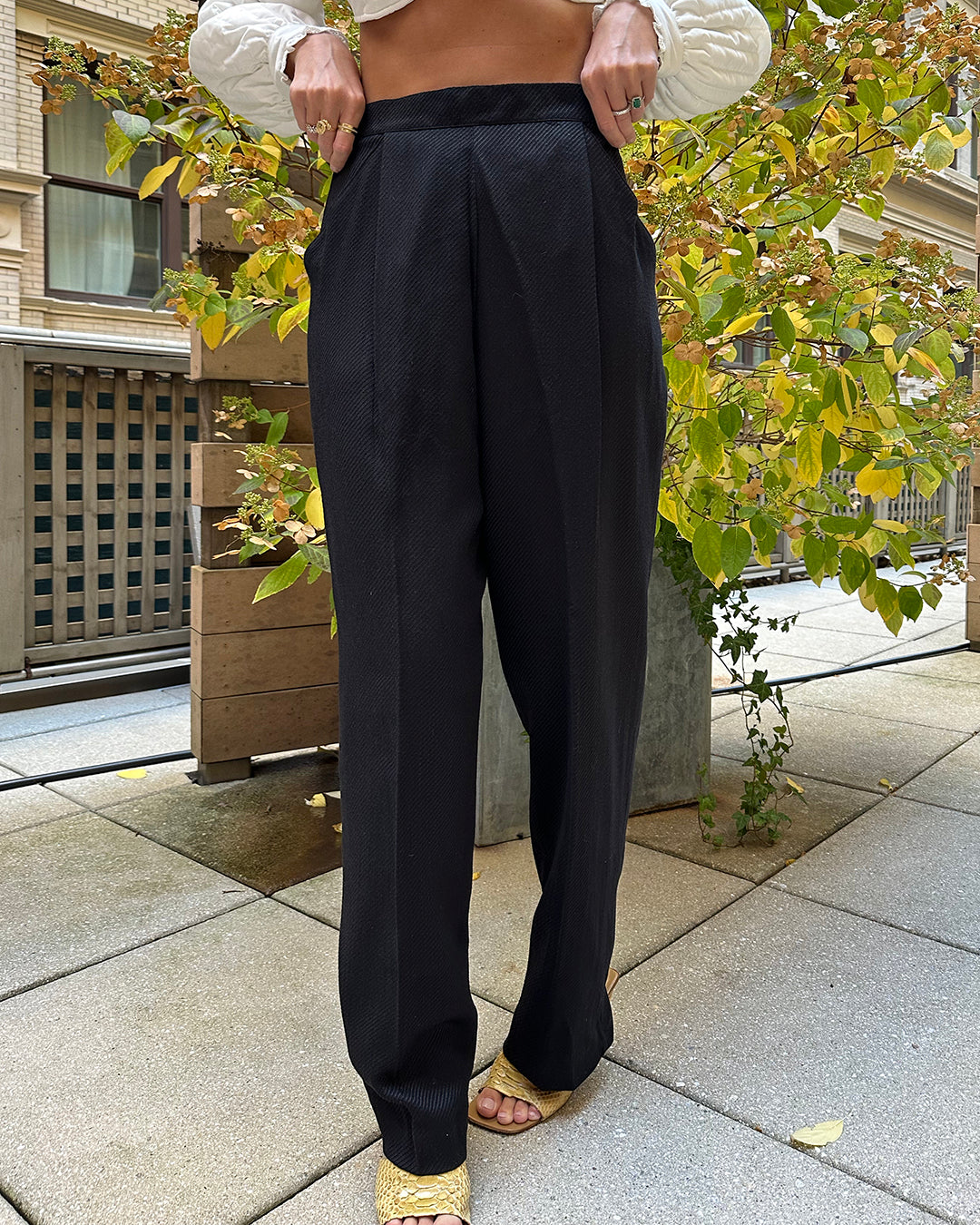 Deadstock Vintage 1980s Pleat-Front Trousers