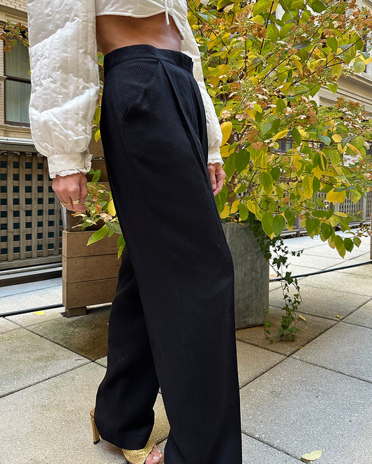 Deadstock Vintage 1980s Pleat-Front Trousers