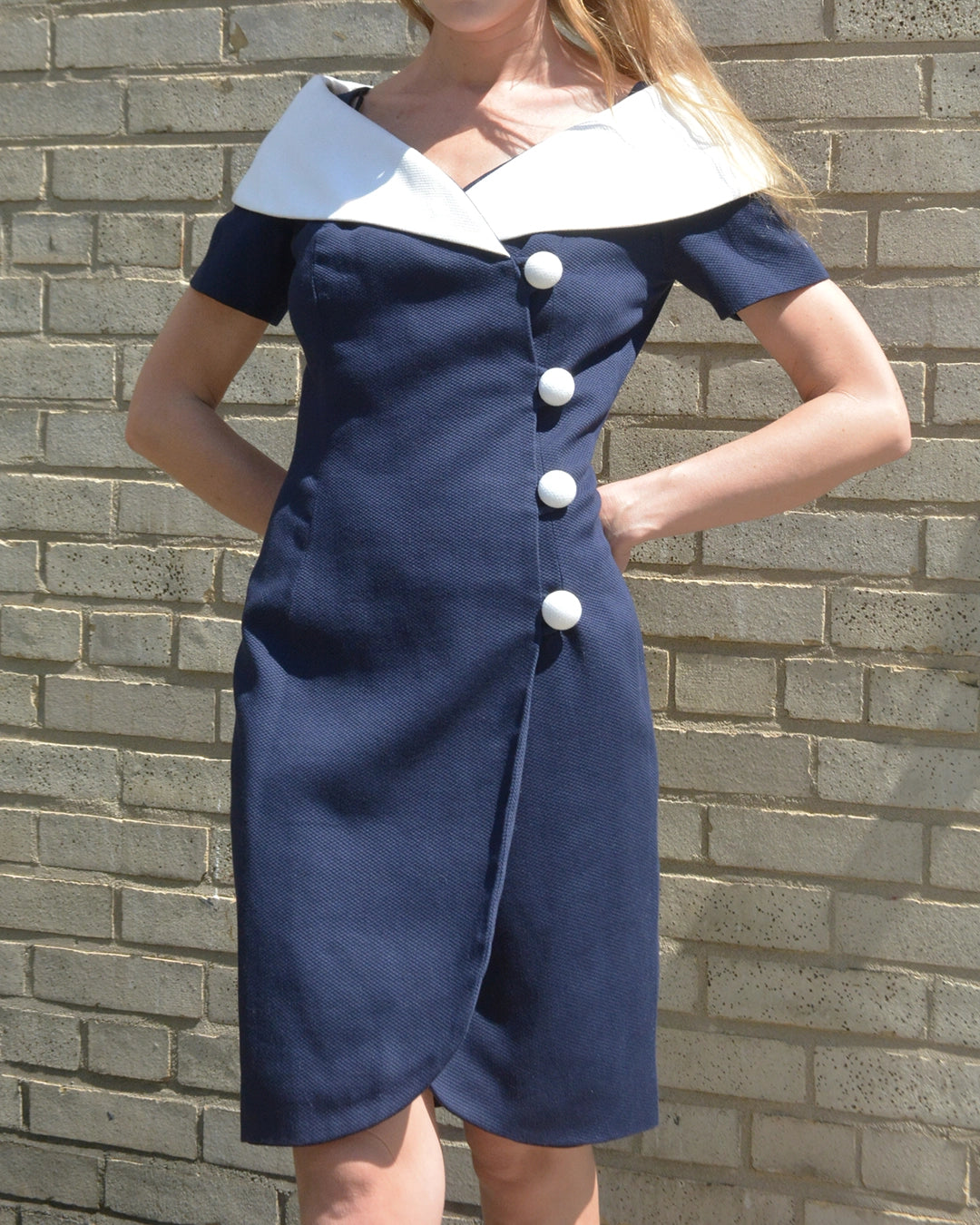 Vintage Scaasi Cotton Pique Blazer Dress