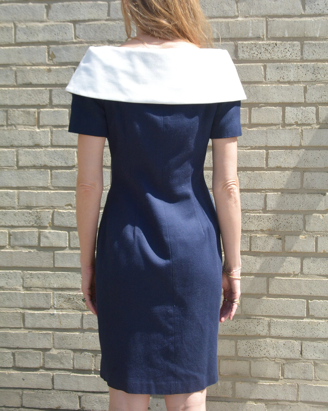 Vintage Scaasi Cotton Pique Blazer Dress