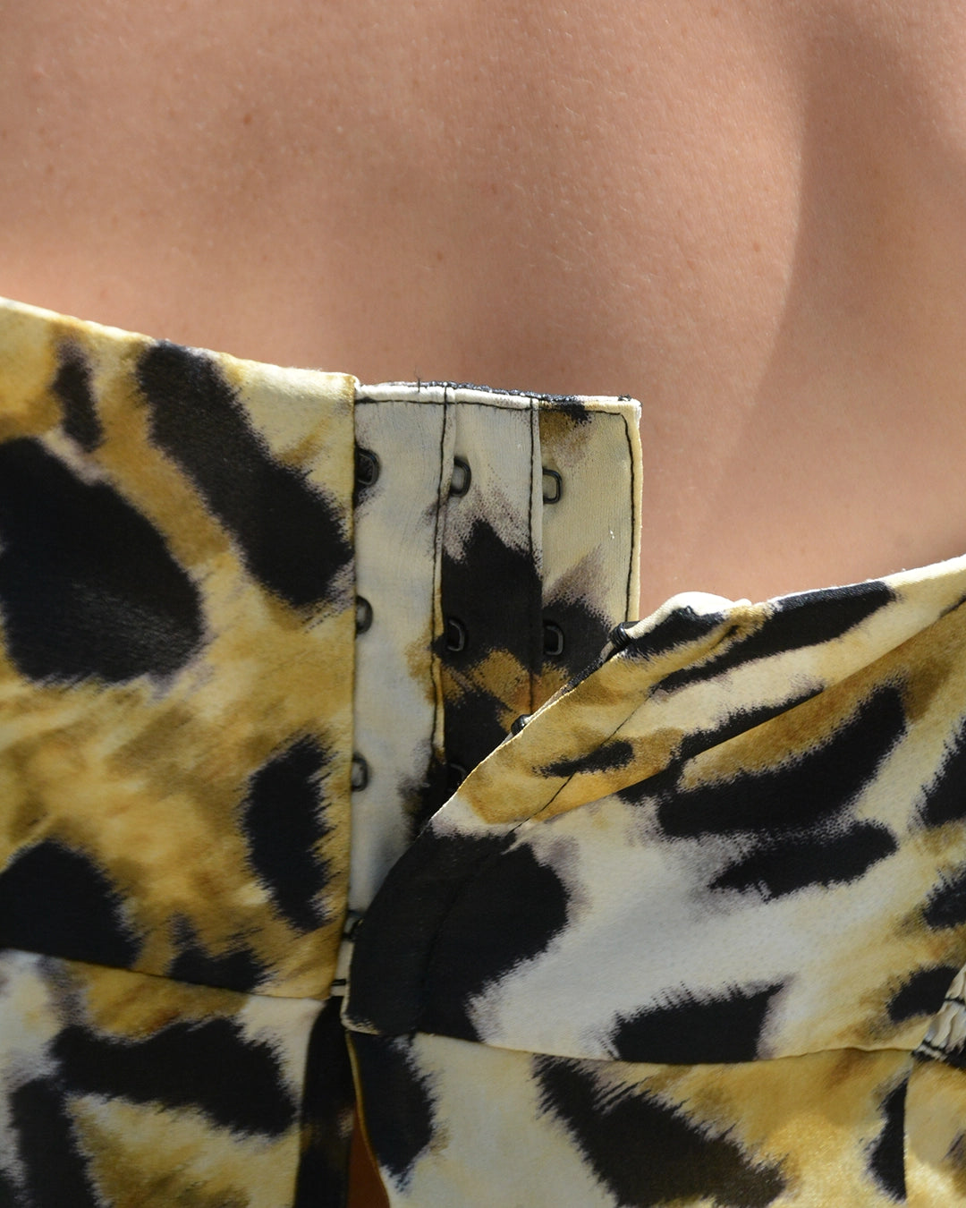 Vintage Betsey Johnson Leopard Print Babydoll Dress