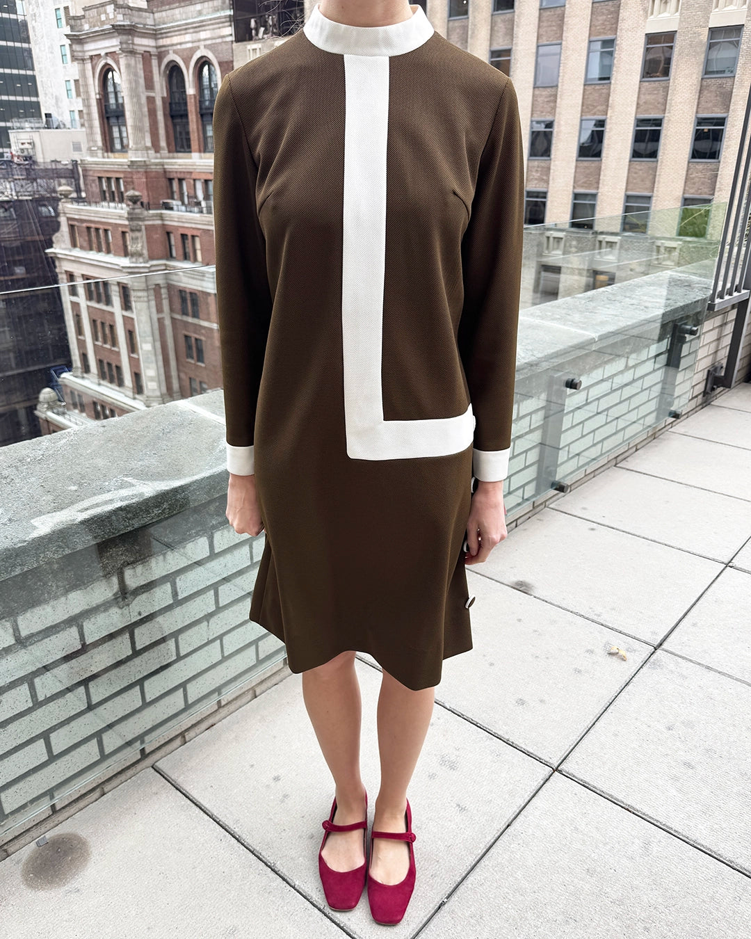 Deadstock Vintage 1960s Mod Shift Dress