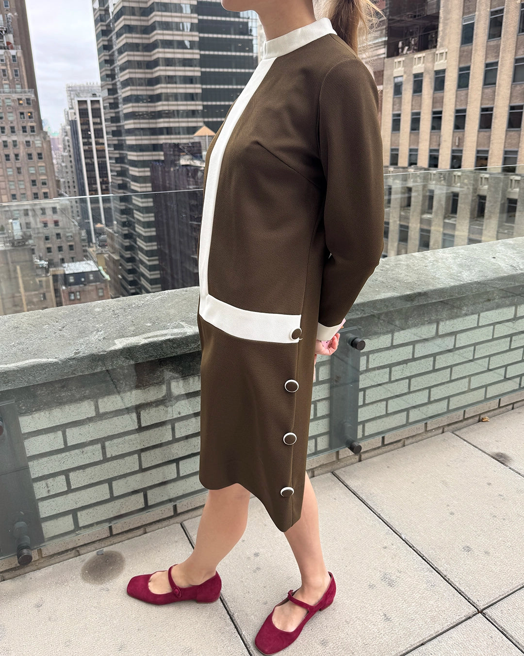 Deadstock Vintage 1960s Mod Shift Dress