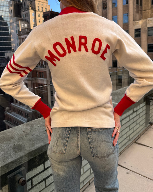 Vintage 1960s Wool Varsity Cardigan