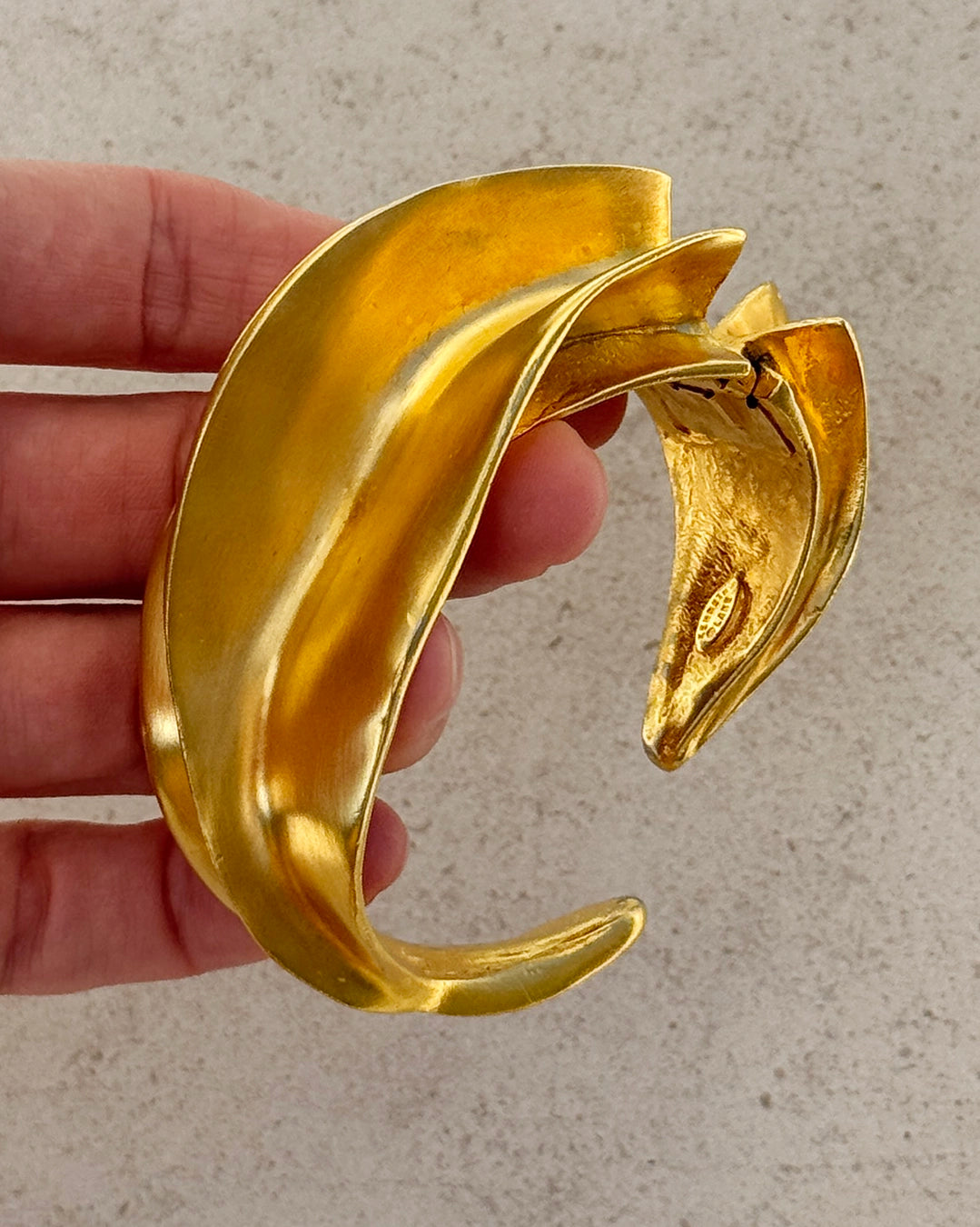 Kenneth Lane Sculptural Gold Cuff