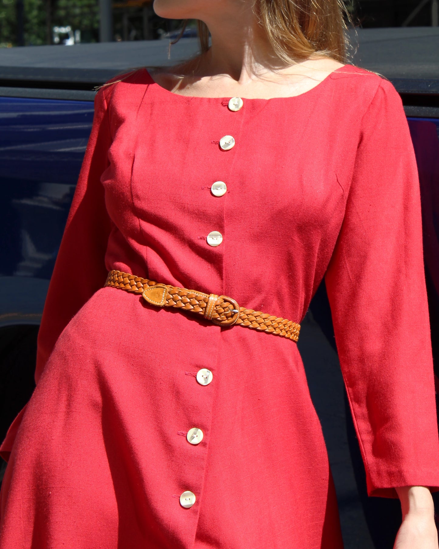 VINTAGE 1950s NEW LOOK STYLE SHIRTDRESS