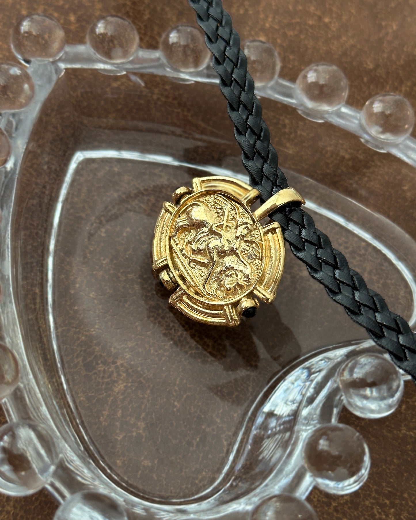 Vintage Etruscan Revival Pendant Choker