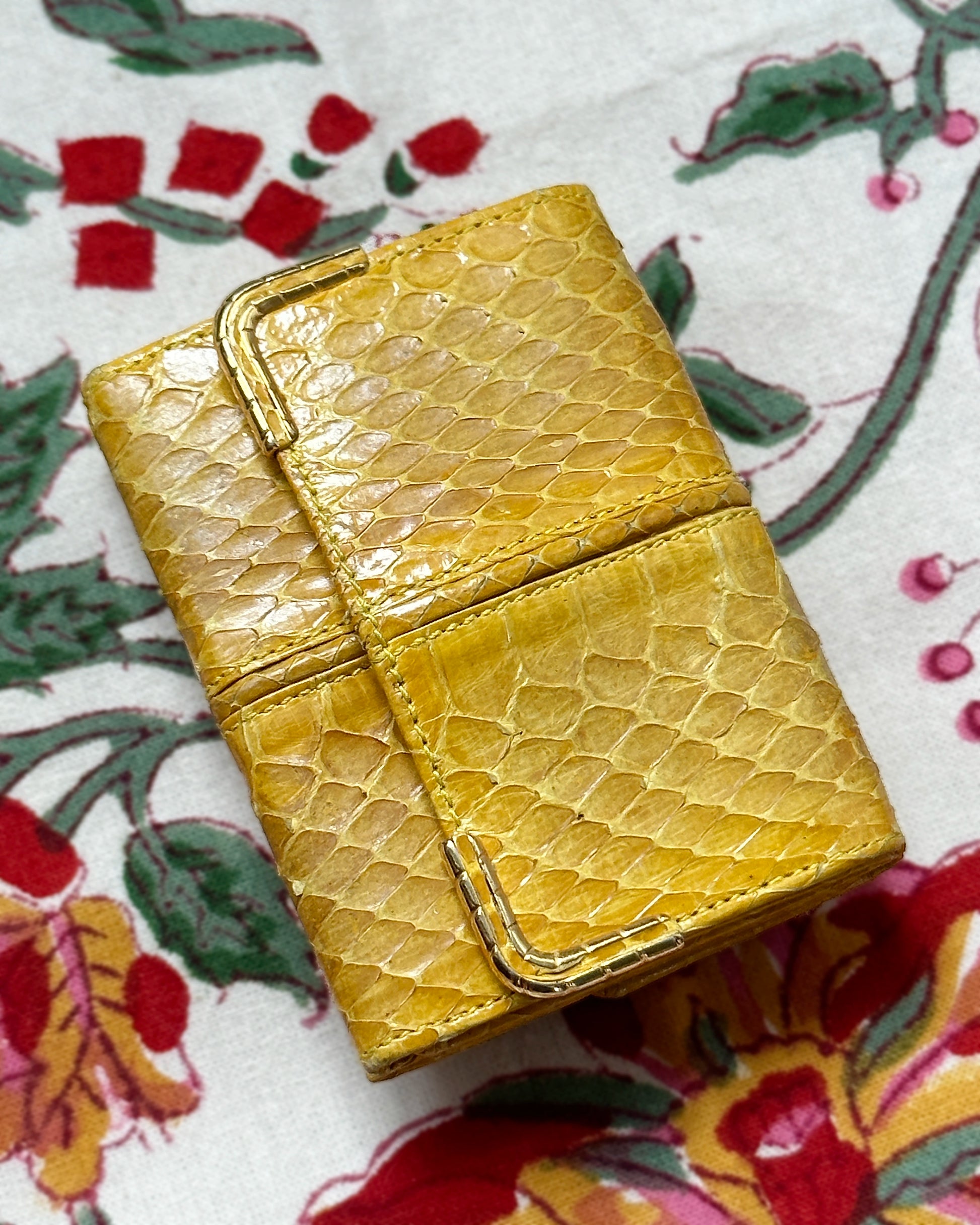 Judith Leiber Vintage Snakeskin Wallet