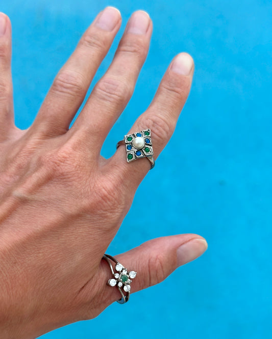 Vintage Art Deco Style Cocktail Ring