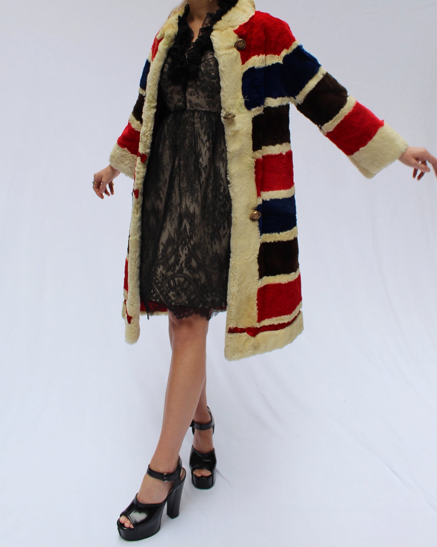 1950s SCHIAPARELLI STRIPED FUR COAT | Very Breezy Private Collection, Price on Request