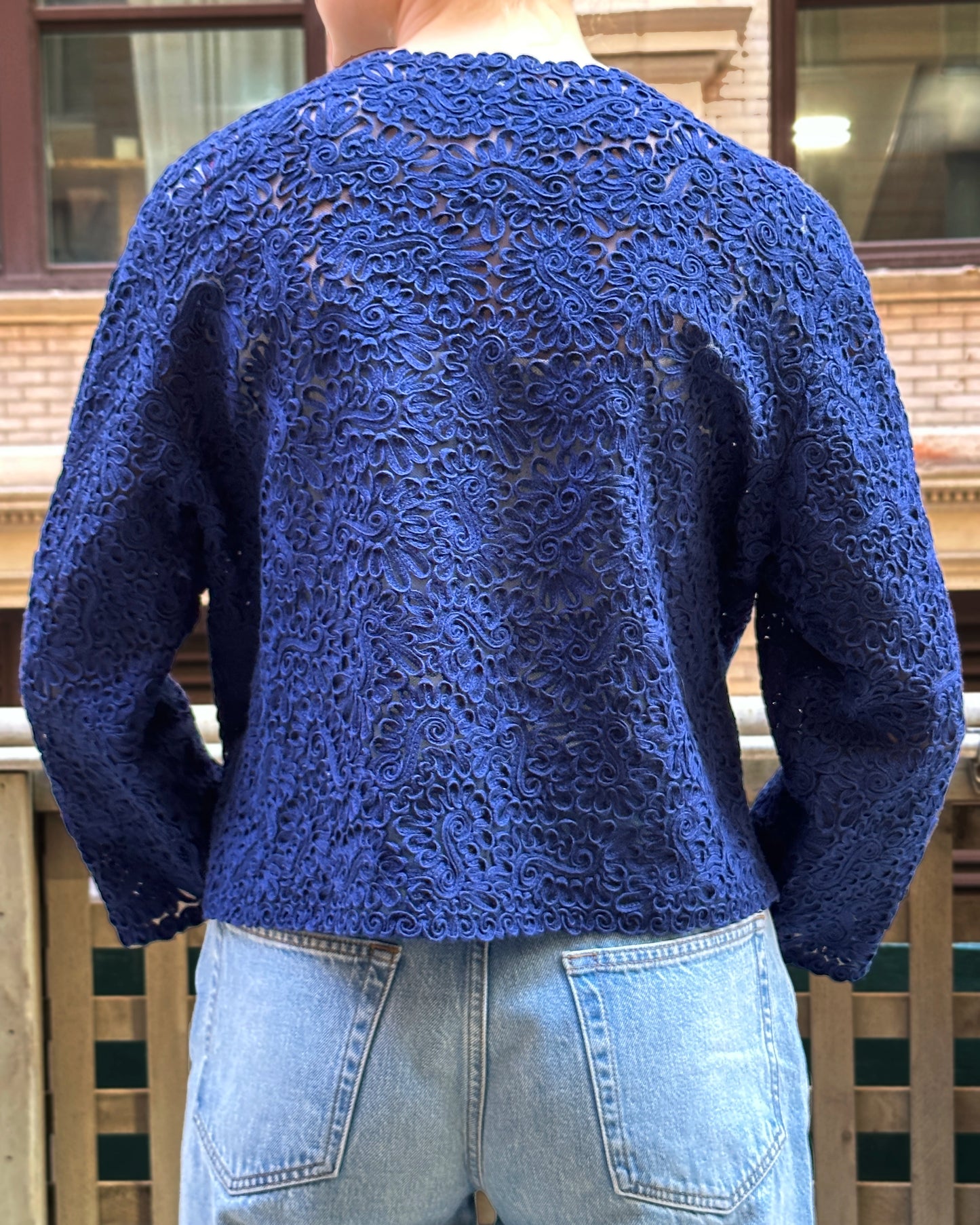 Vintage 1940s Austrian Embroidered Cardigan