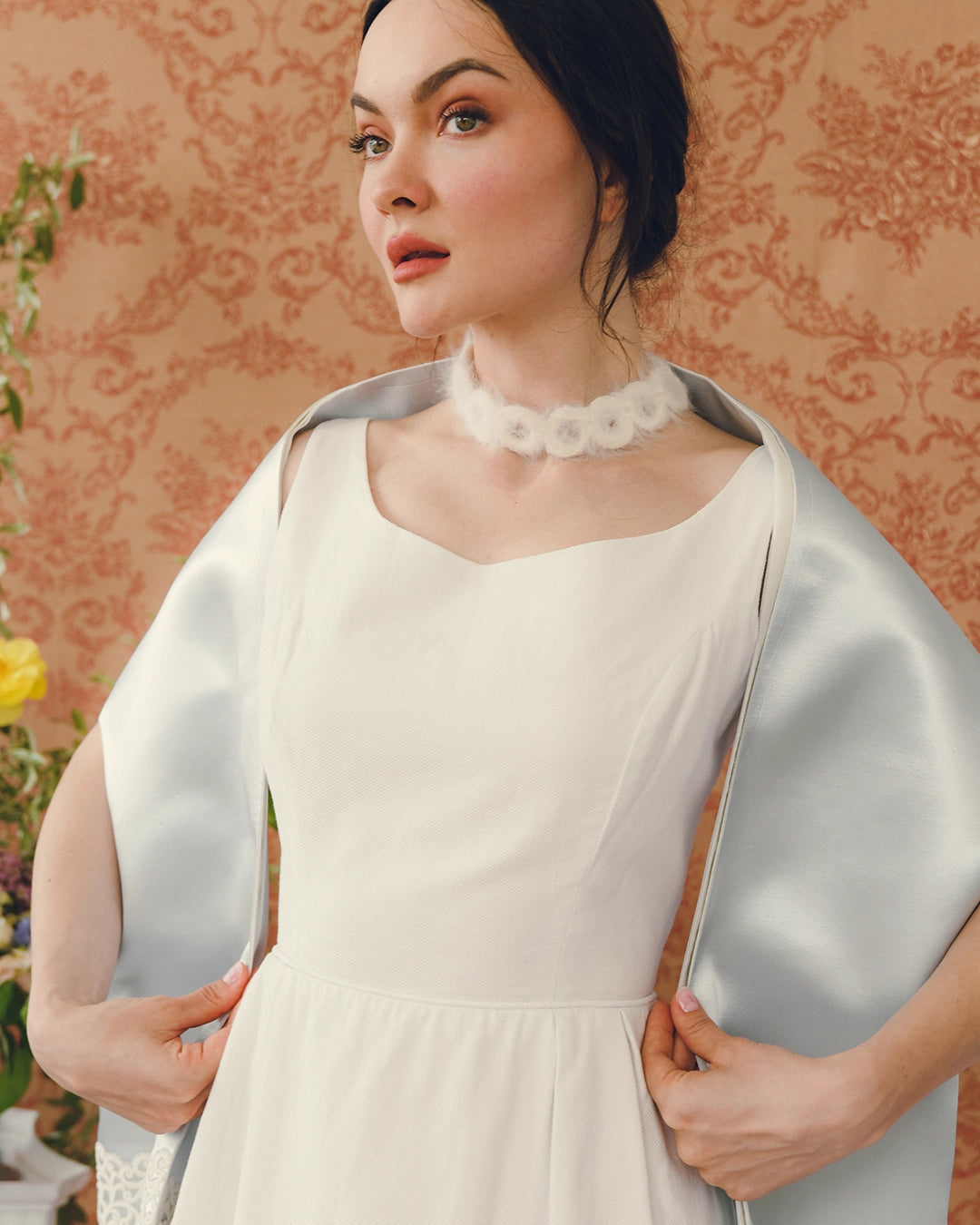 Custom for Annie - Vintage 1960s Angora Choker Necklace