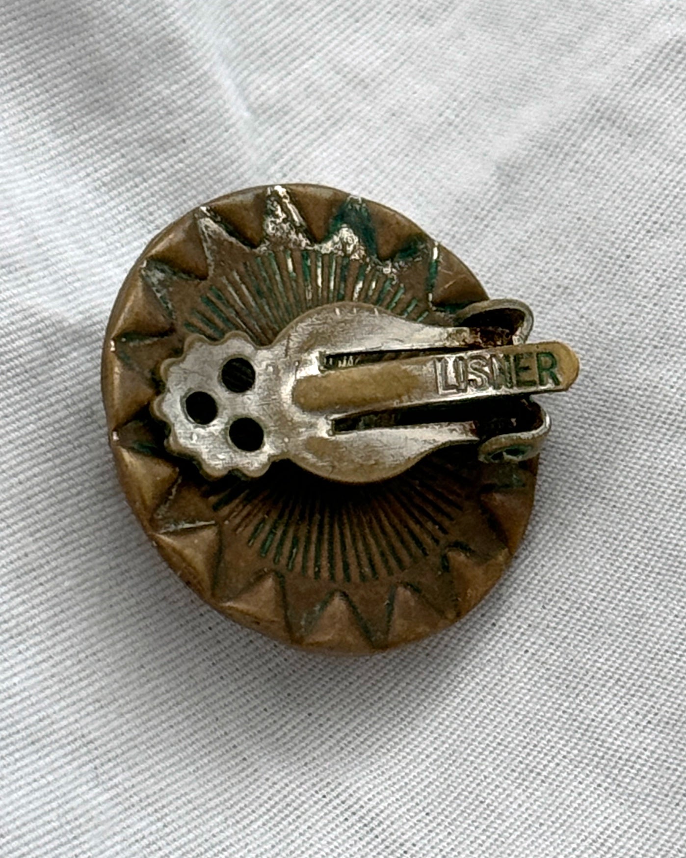 Vintage Art Deco Pearl Stud Earrings