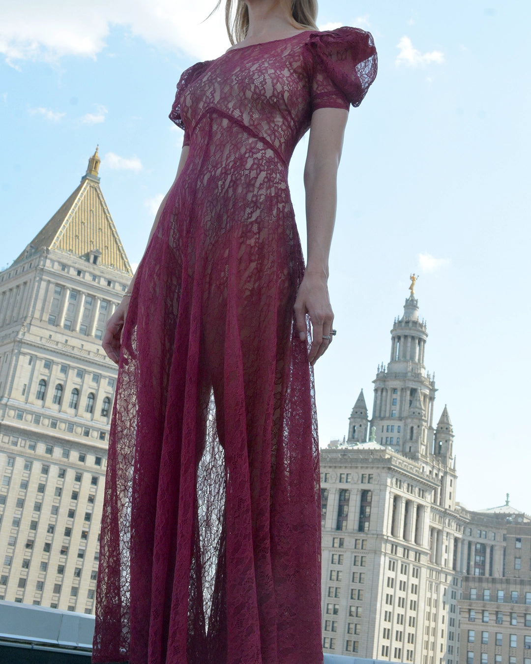 Vintage 1930s Bias-Cut Chantilly Lace Dress – Very Breezy Vintage 1930s Bias-Cut Chantilly Lace Dress – Very Breezy