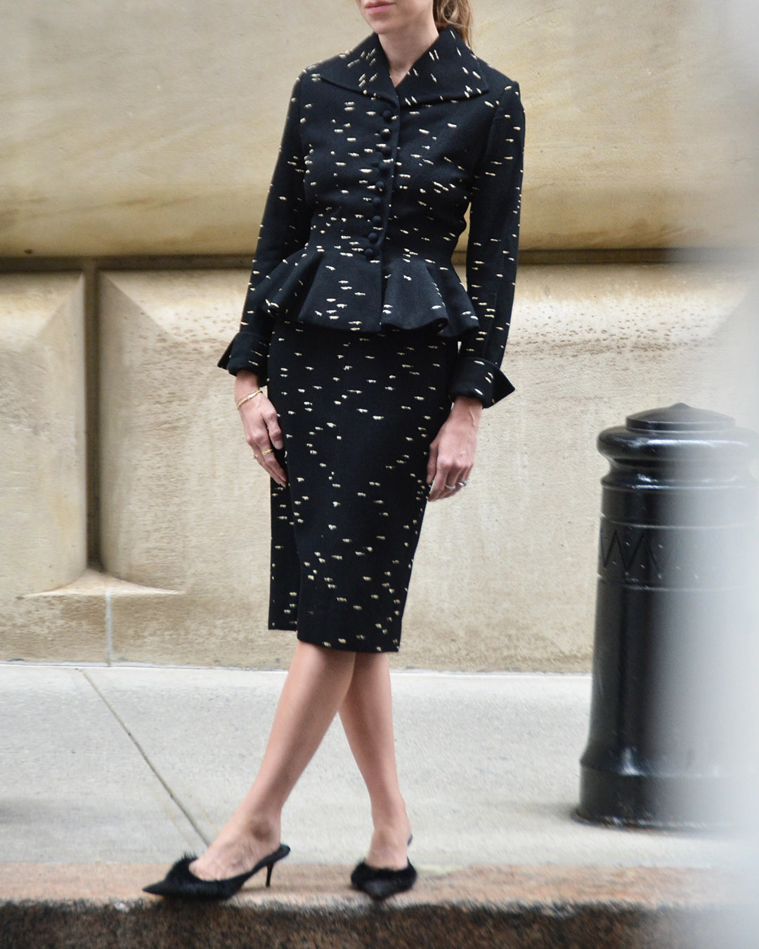 Vintage 1940s Lilli Ann Wool Skirt Suit