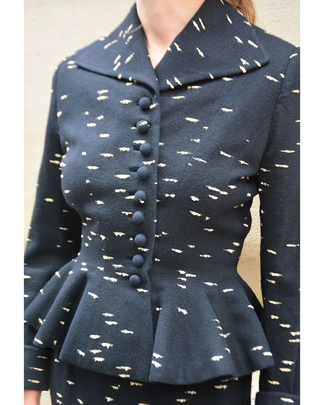 Vintage 1940s Lilli Ann Wool Skirt Suit