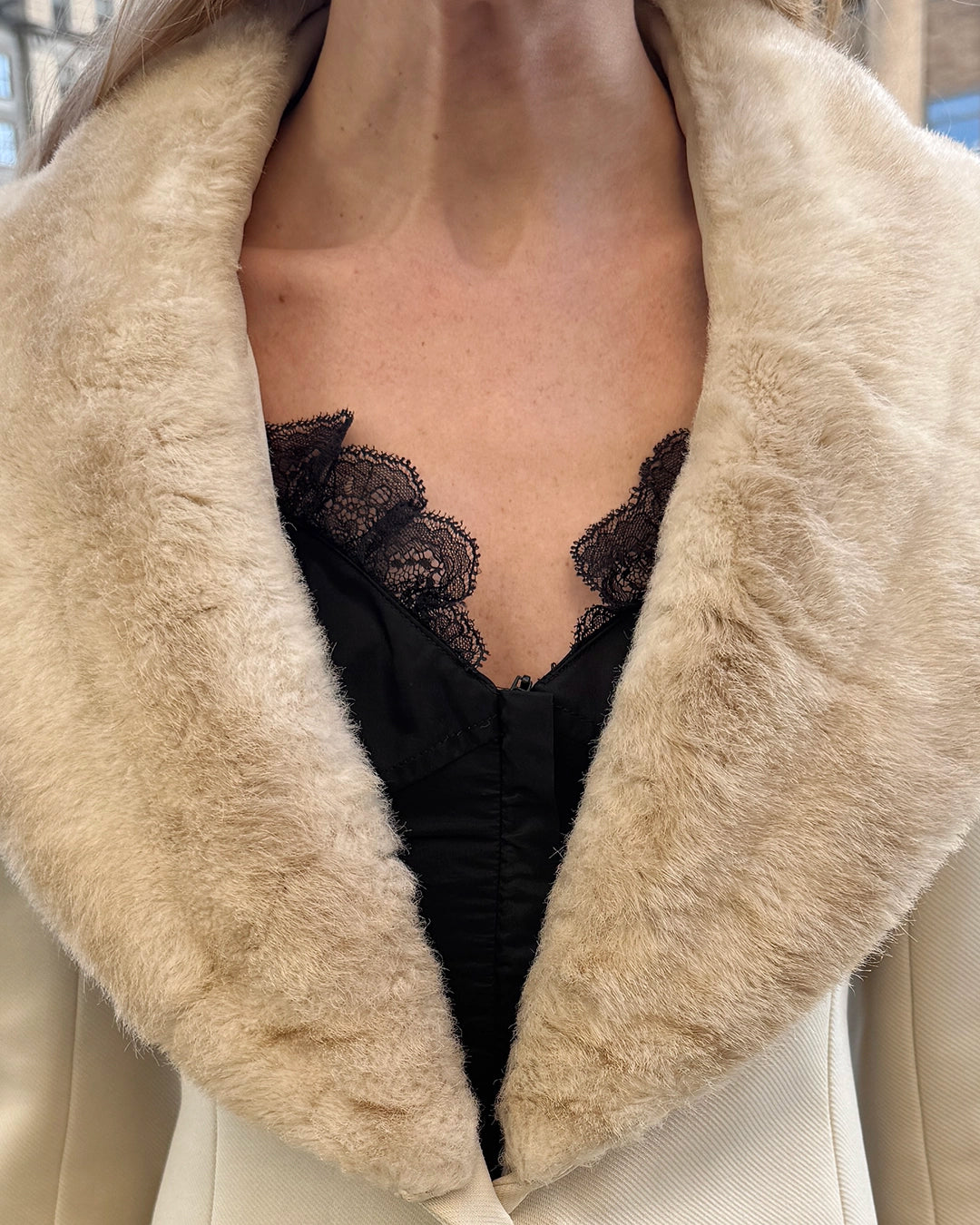 Vintage 1960s Lilli Ann Fur Collar Jacket