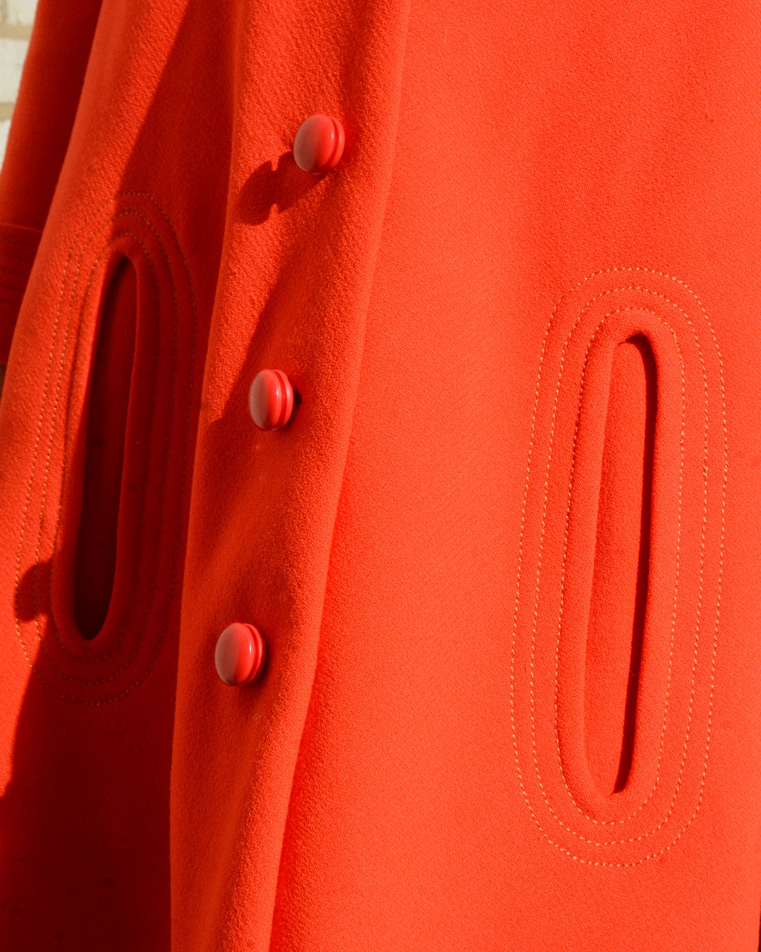 Vintage 1960s Pierre Cardin Mod Wool Coat