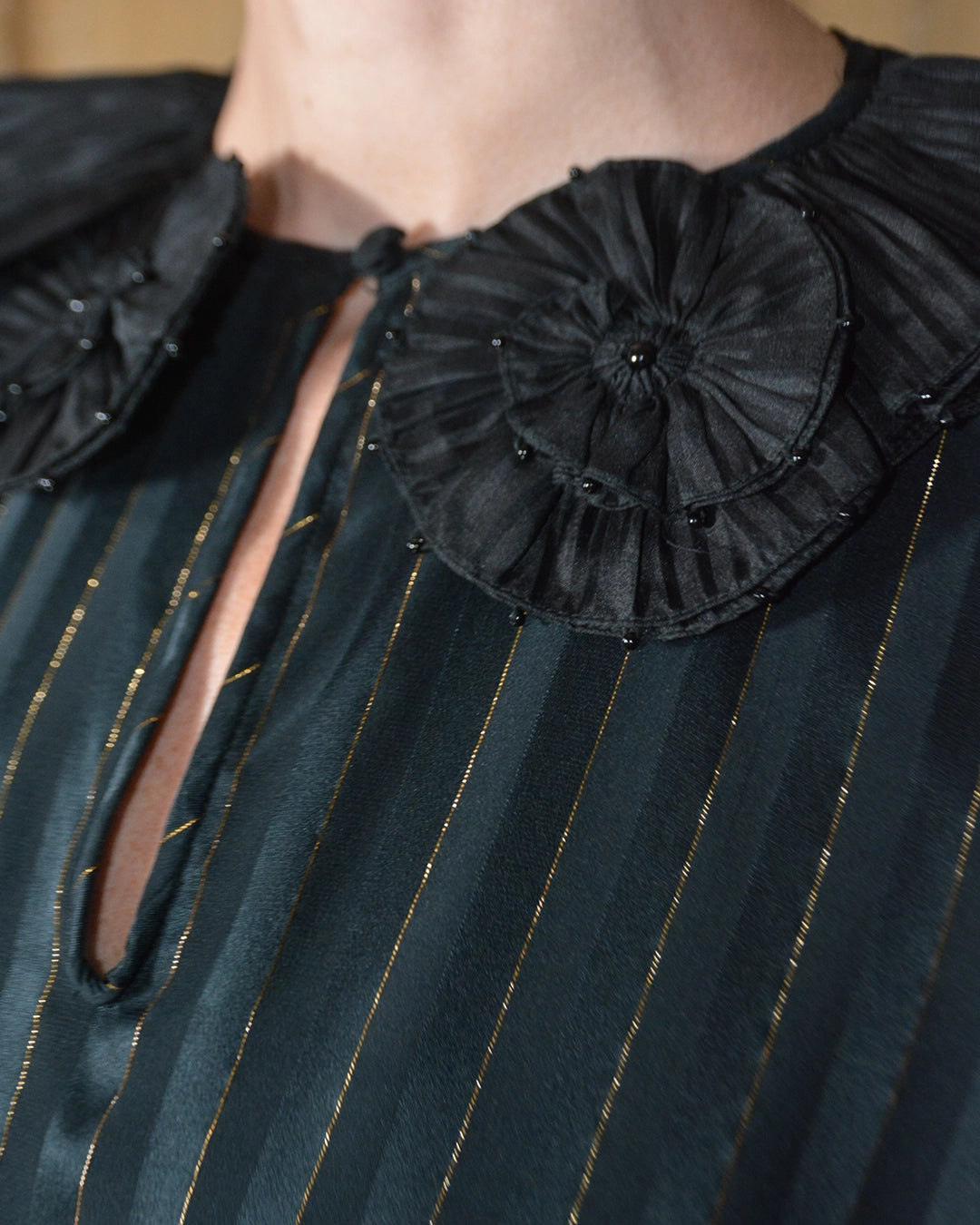 Vintage 1970s Zandra Rhodes Silk Blouse