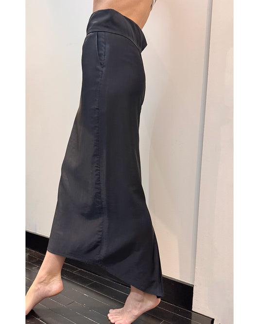 Vintage 1970s Zandra Rhodes Silk Pegged Skirt