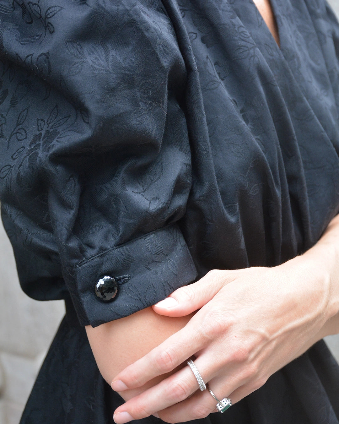 Vintage 1980s Peplum Jacket + Skirt Set
