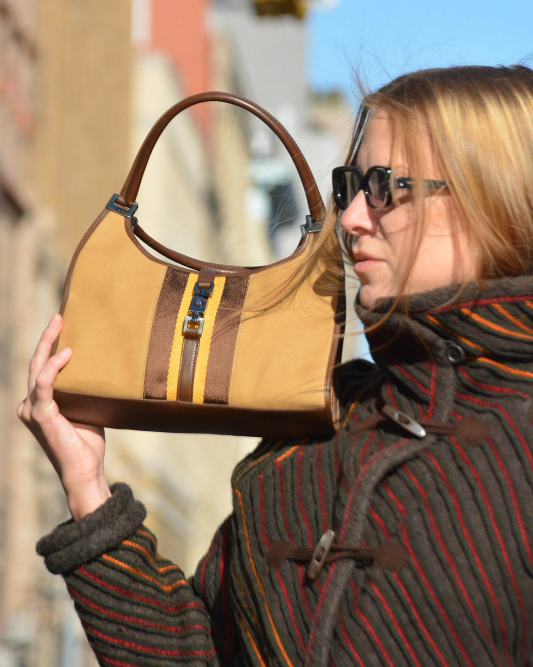 Vintage 90s Gucci Bardot Bag, Tom Ford-Era Gucci