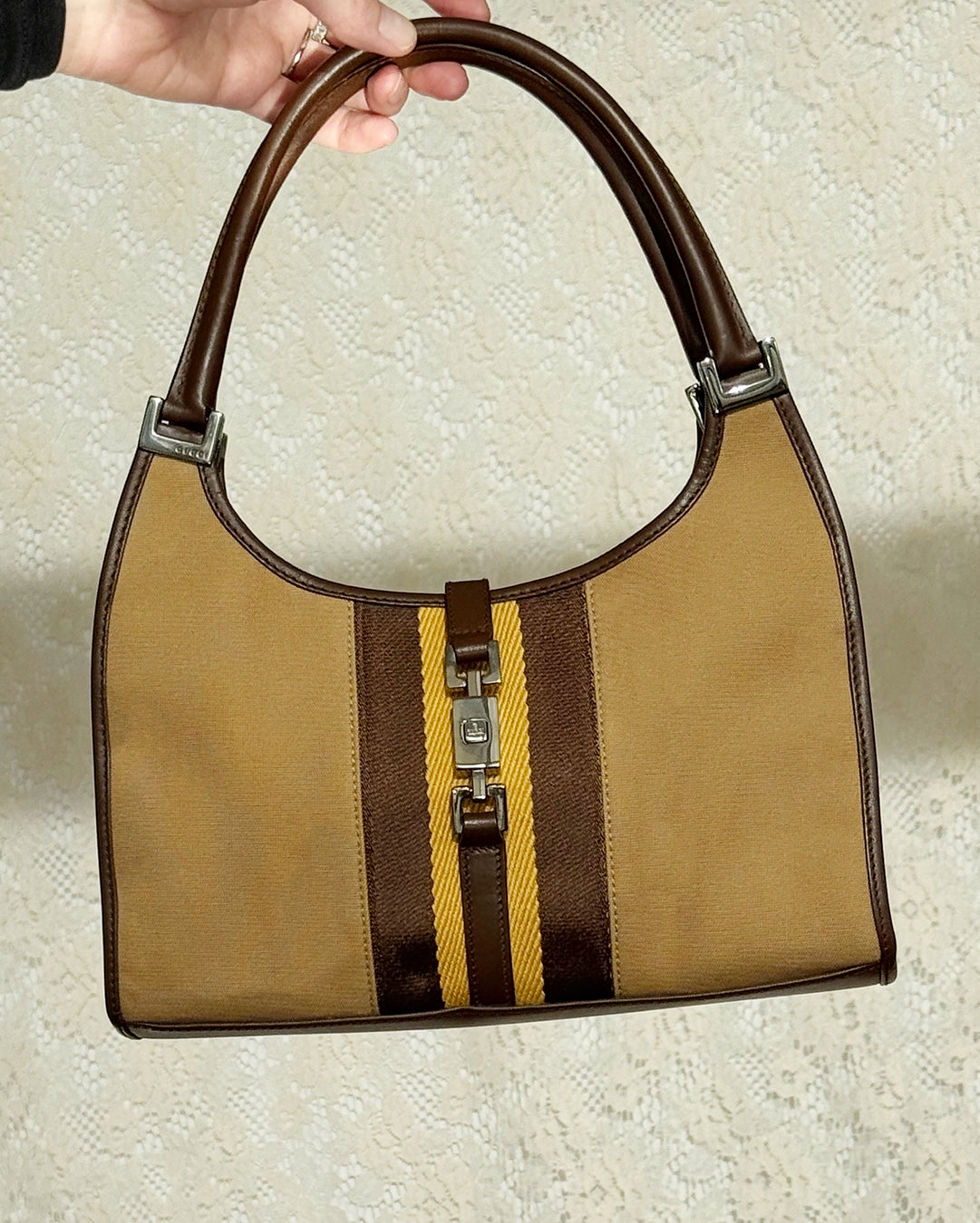 Vintage 90s Gucci Bardot Bag, Tom Ford-Era Gucci