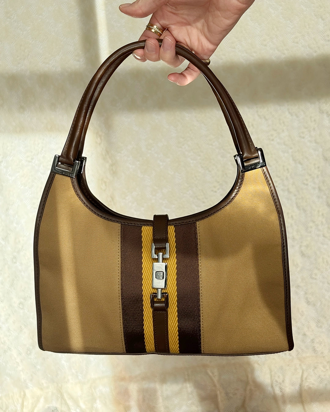 Vintage 90s Gucci Bardot Bag, Tom Ford-Era Gucci