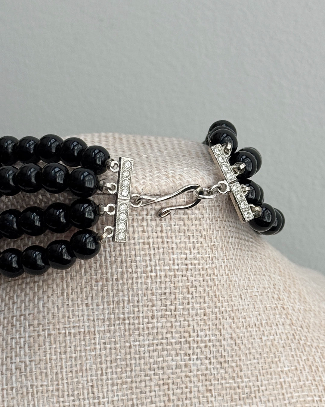 Vintage Chunky Multi-Strand Choker Necklace
