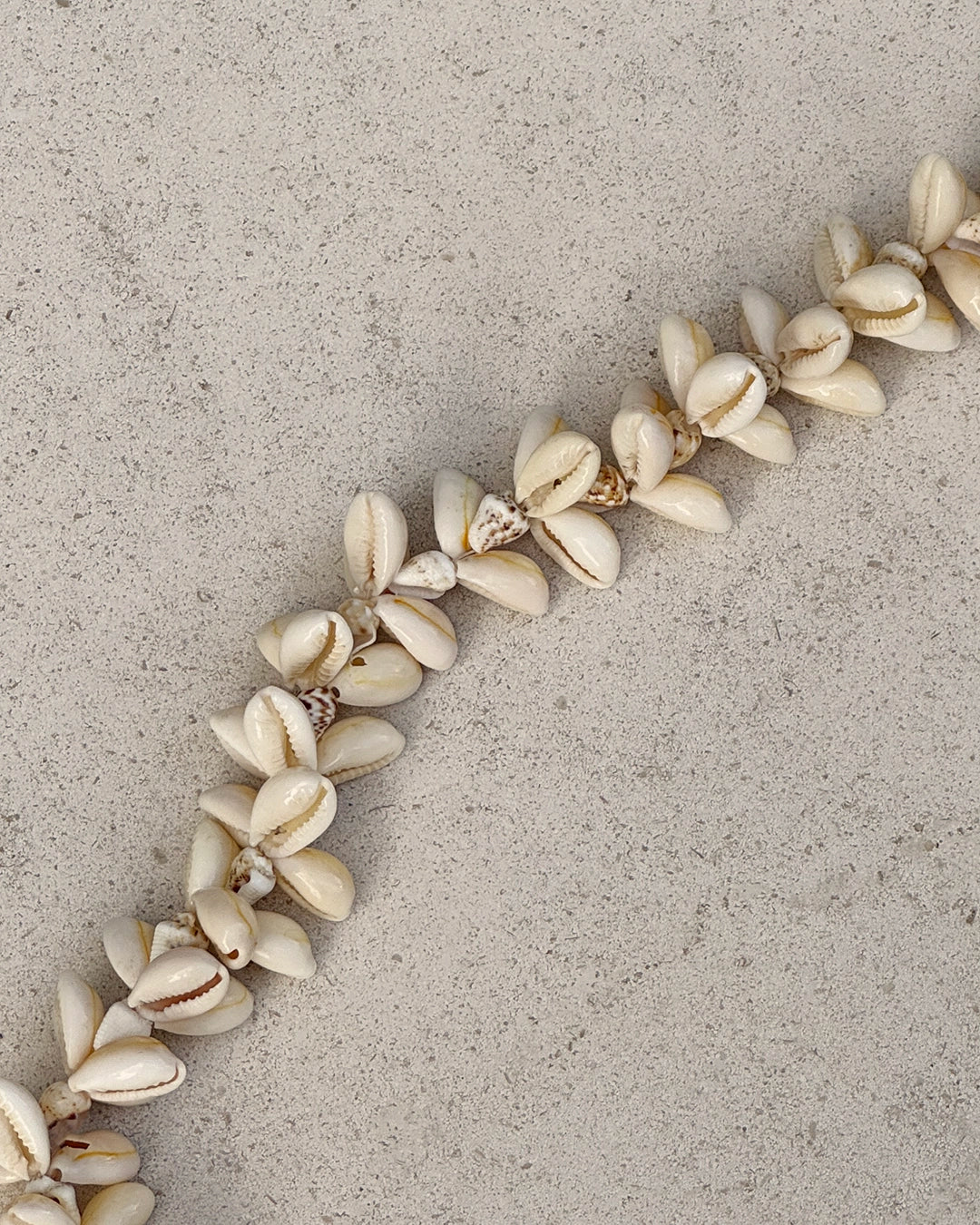 Vintage Chunky Seashell Necklace with Cowrie and Nassa Shells