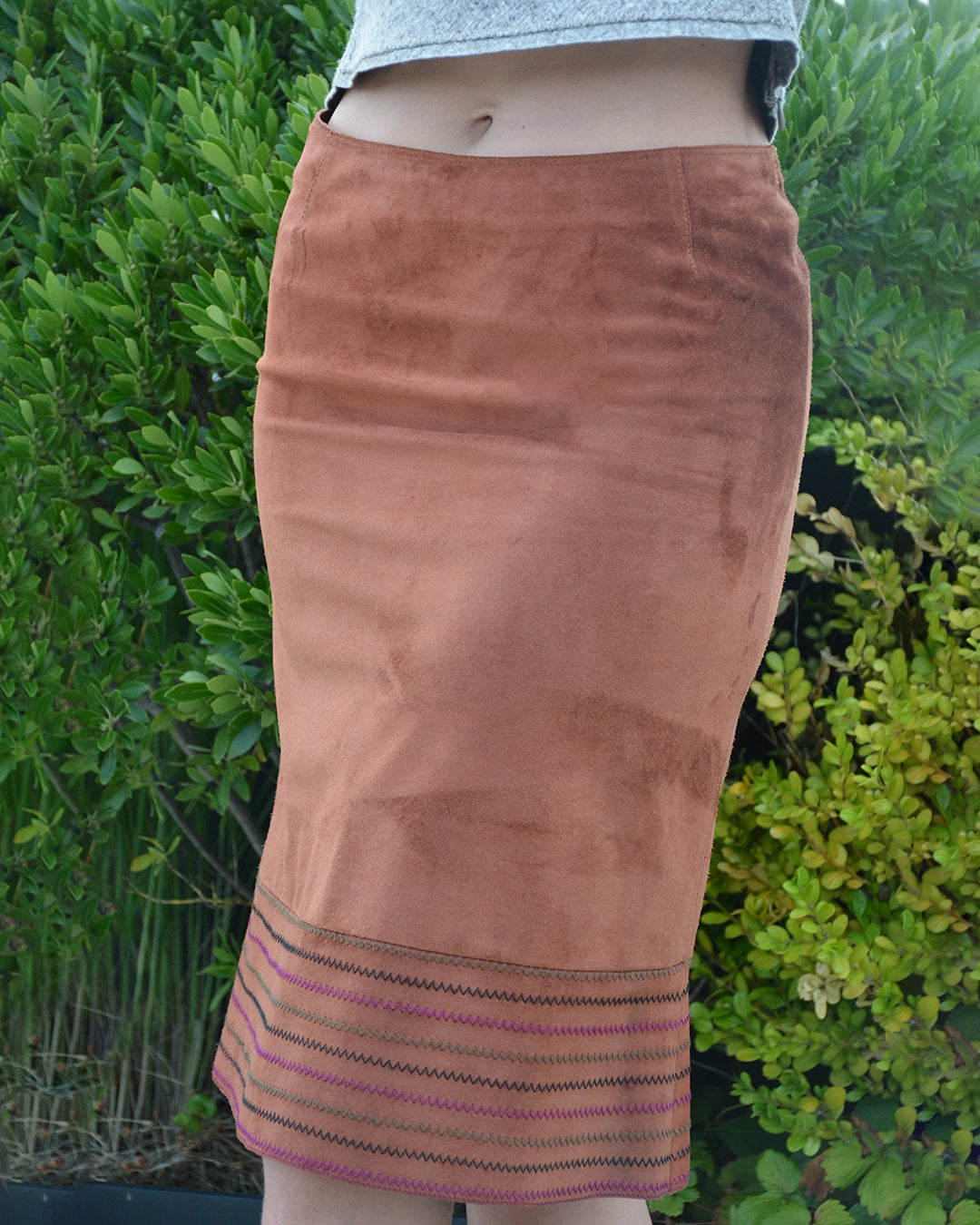 Vintage Emanuel Ungaro Suede Skirt