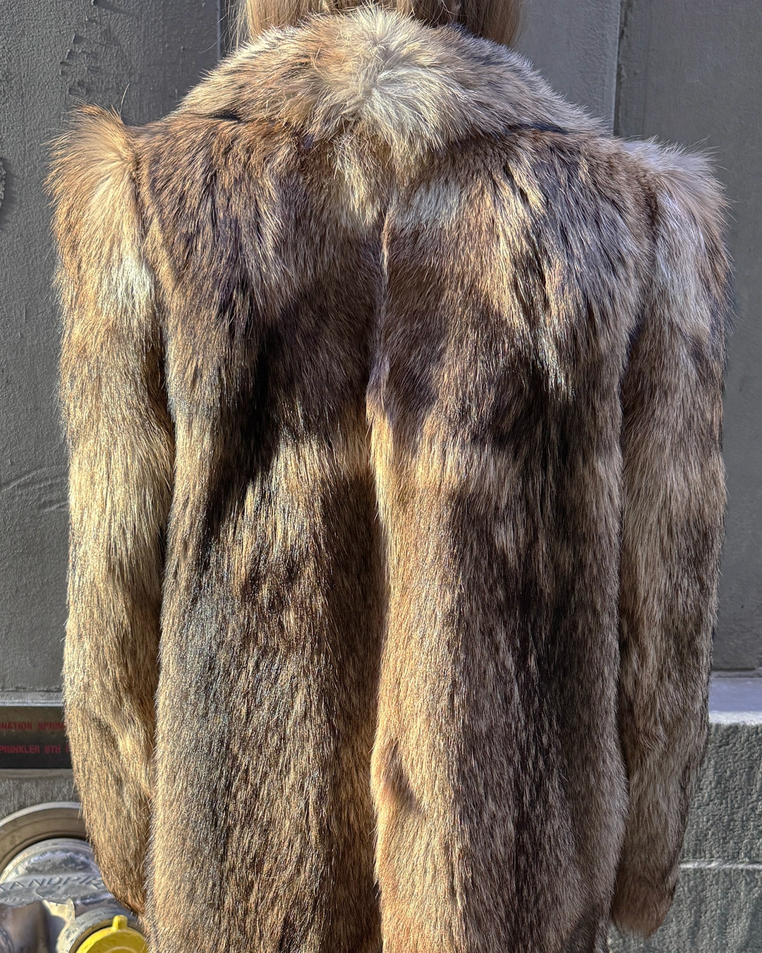 Vintage Full Length Raccoon Fur Coat