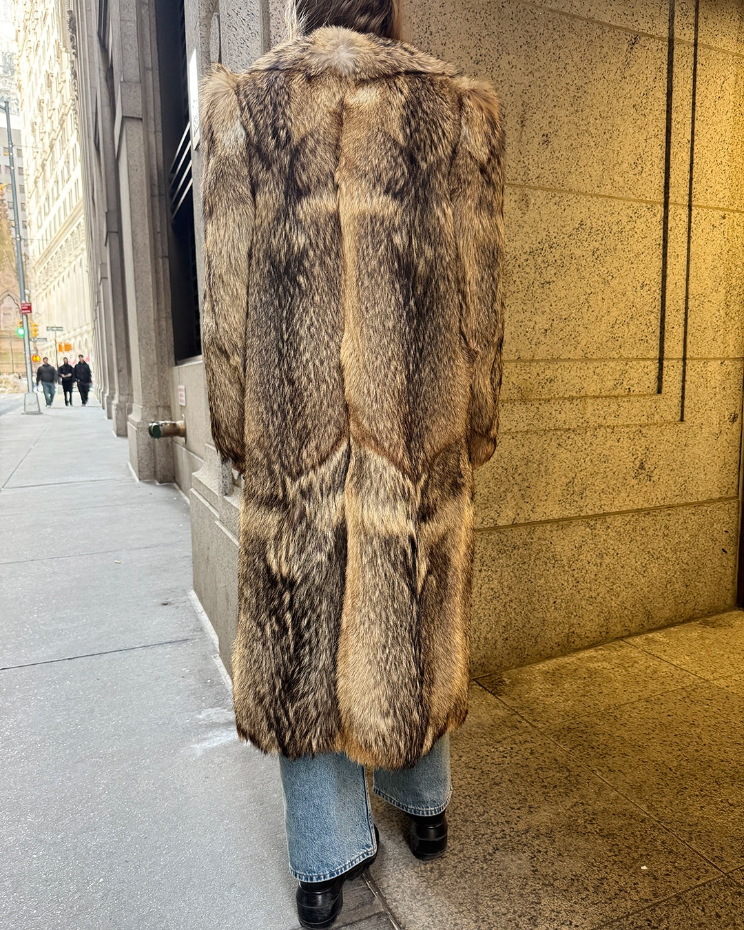 Vintage Full Length Raccoon Fur Coat