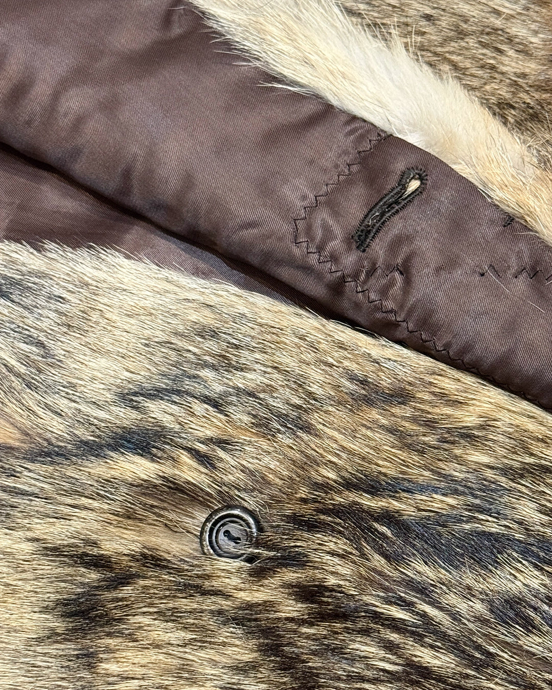Vintage Full Length Raccoon Fur Coat