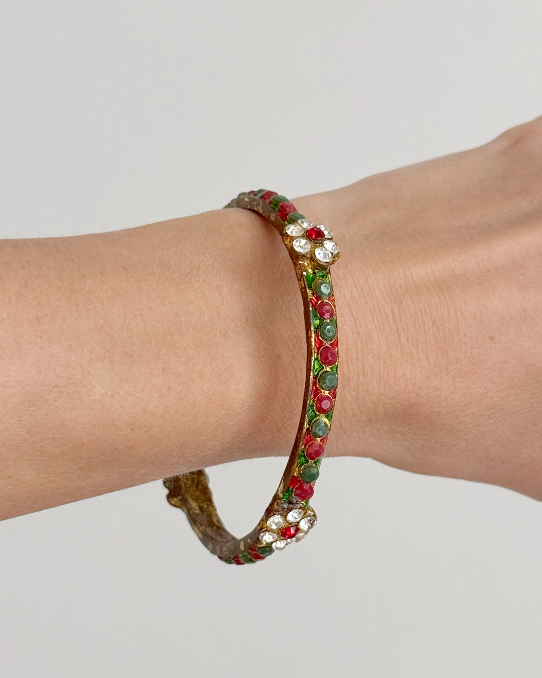 Vintage Mughal Style Enamel Bangle