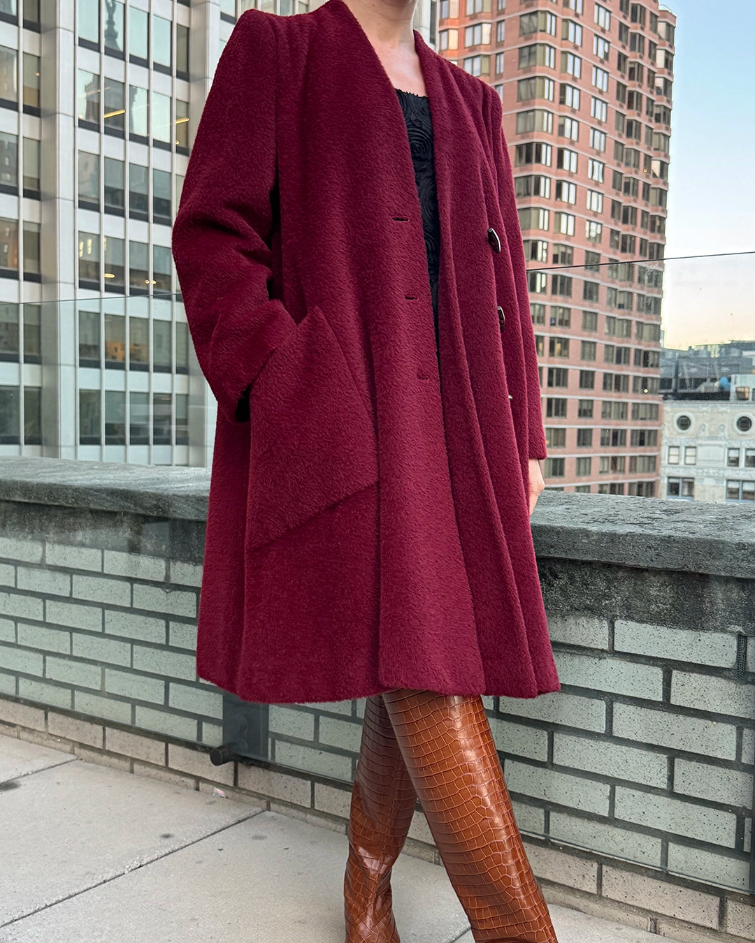 Vintage Pauline Trigère Swing Coat