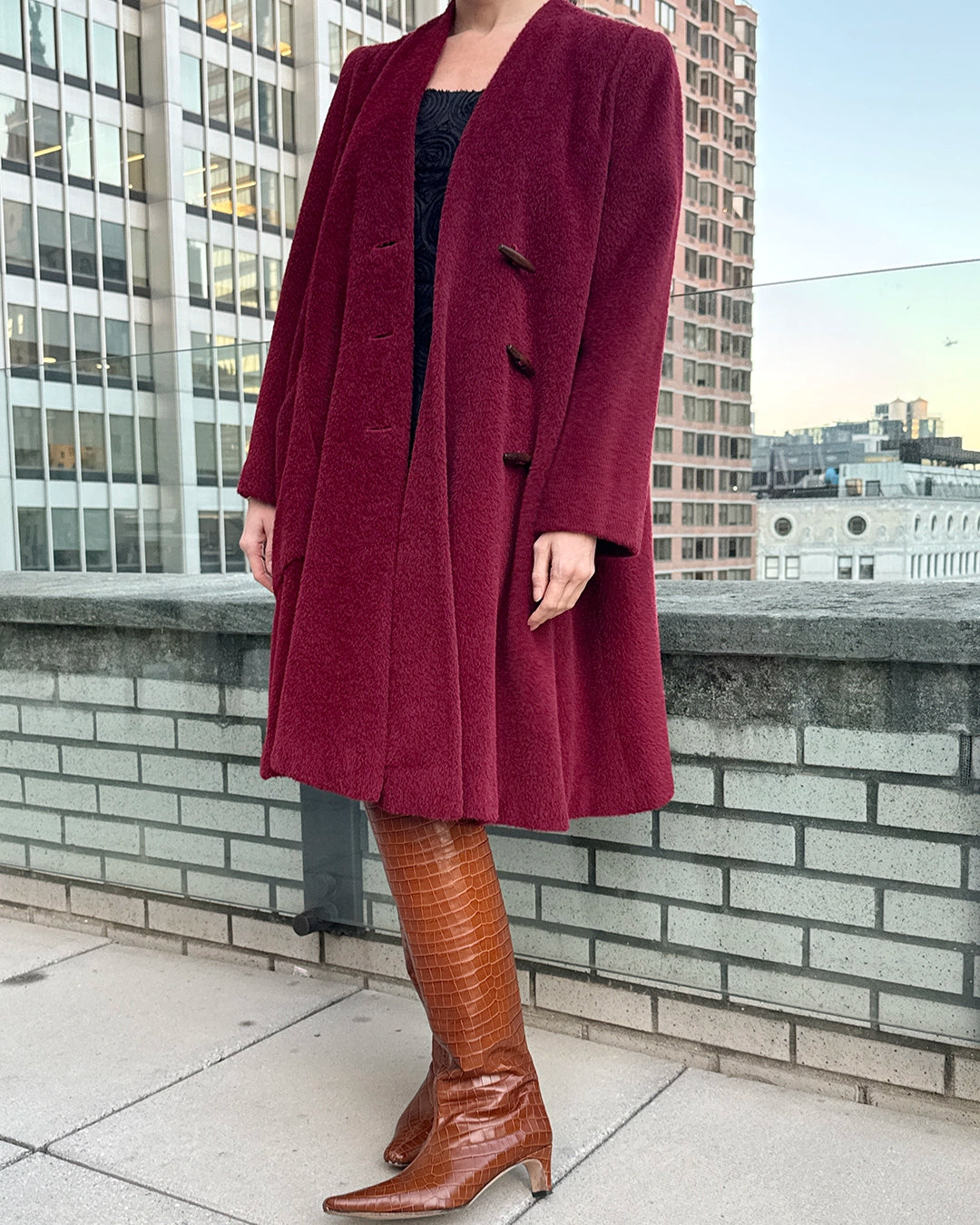 Vintage Pauline Trigère Swing Coat