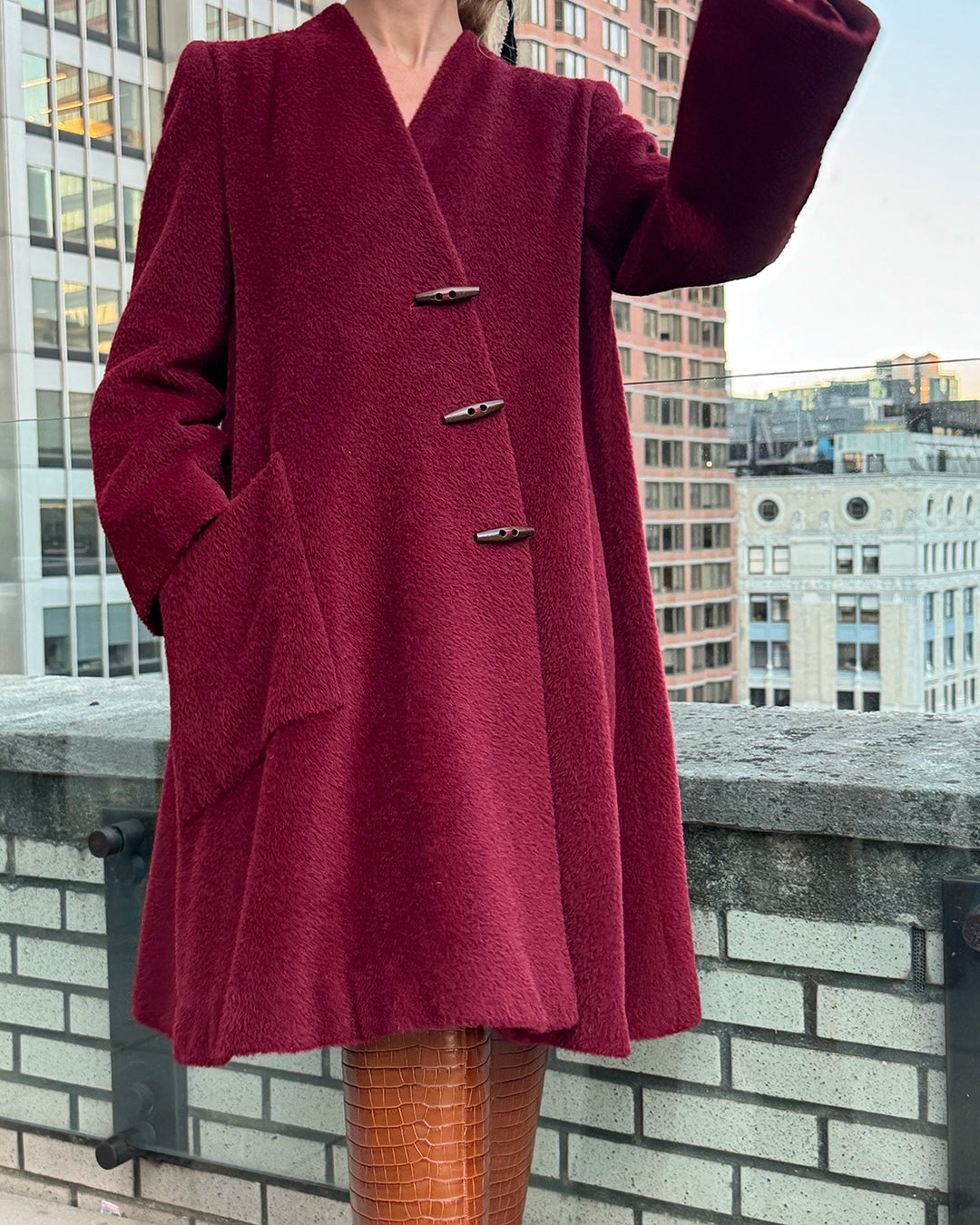Vintage Pauline Trigère Swing Coat