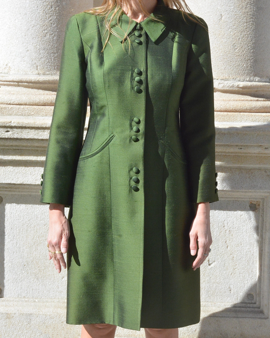 Vintage Sander Witlin Couture Coat Dress