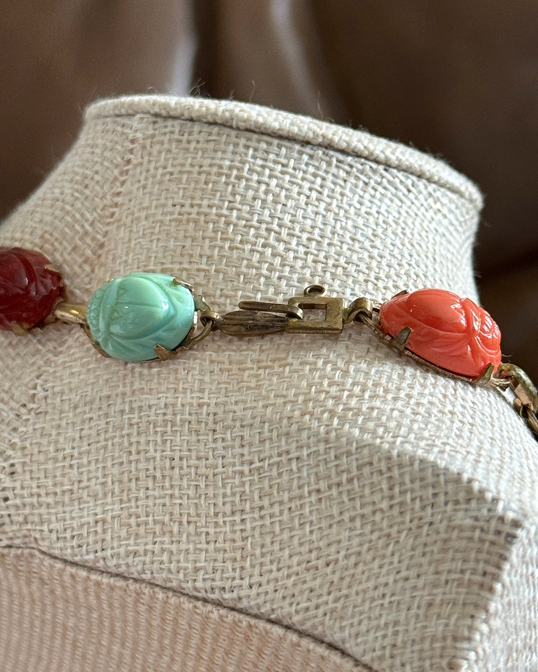 Vintage Scarab Necklace