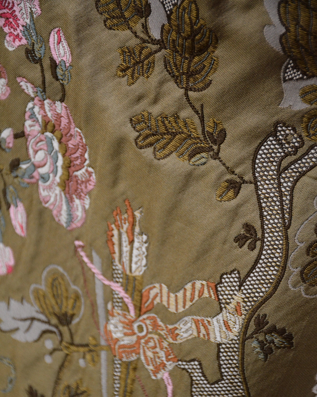 Vintage Silk Brocade Skirt