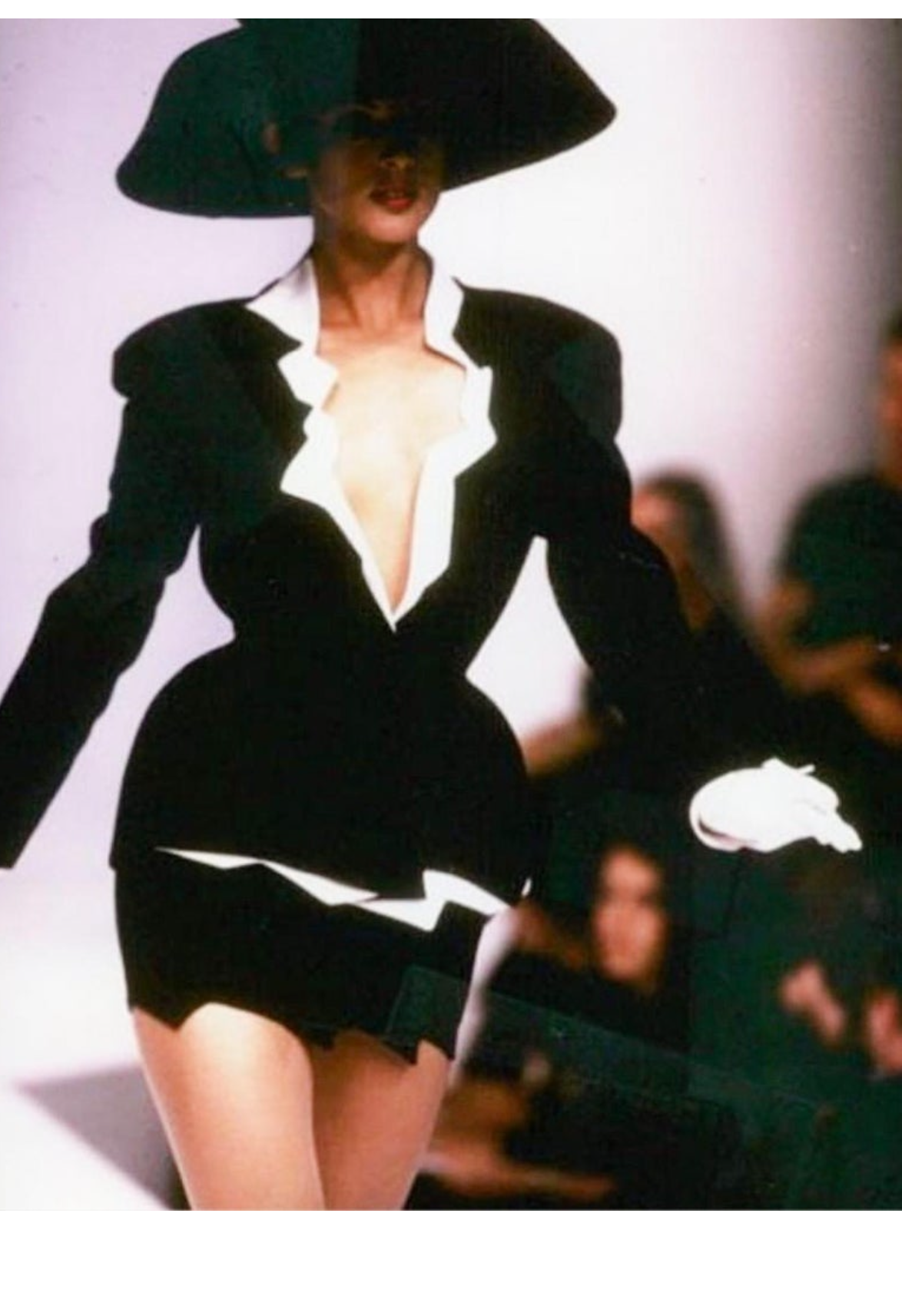 Vintage Thierry Mugler Spring 1994 Jacket with Detachable Lapel